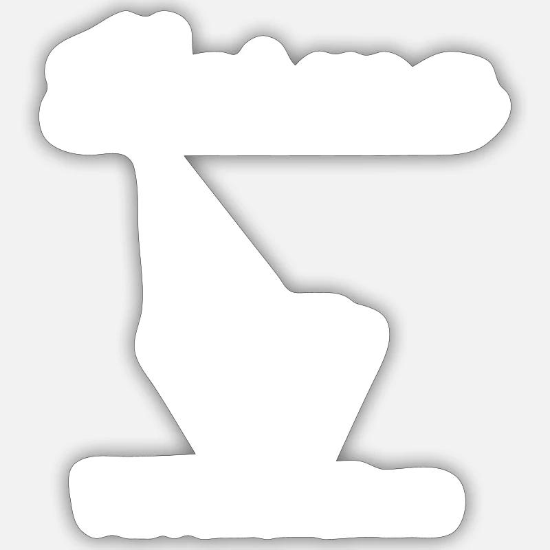 Karma Verfallsdatum - Sticker Größe S (10 x 10 cm) - Mattweiß