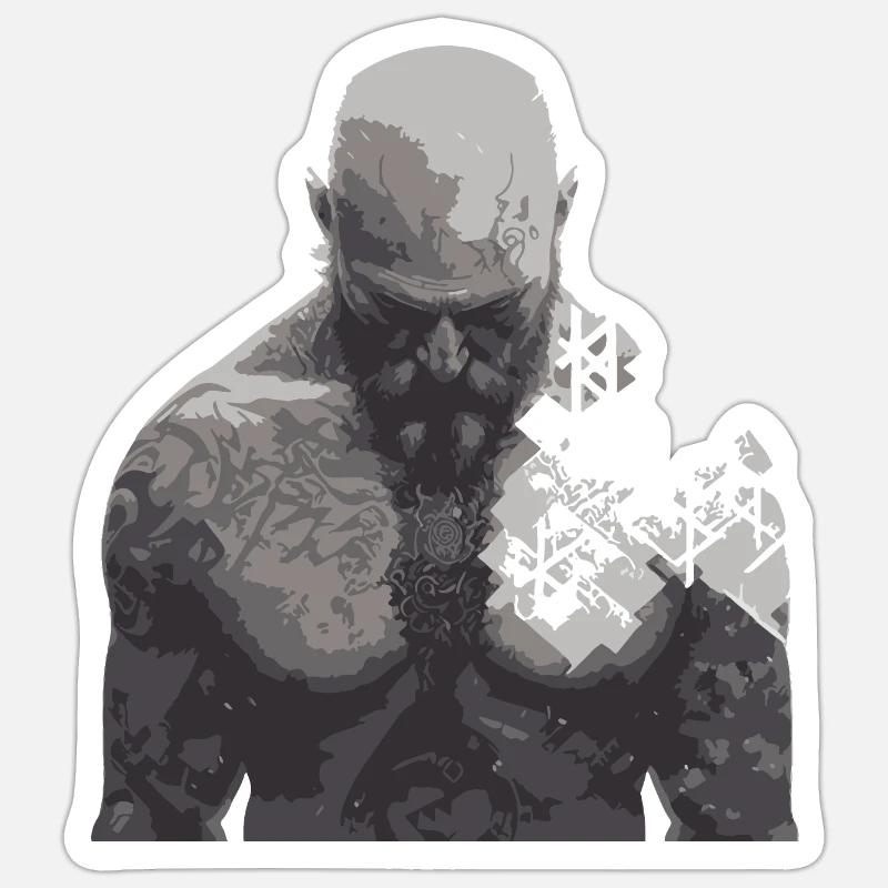 Valhalla - Sticker size S (10 x 10 cm) - white matte