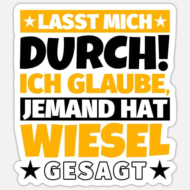 Sticker Größe S (10 x 10 cm) - 