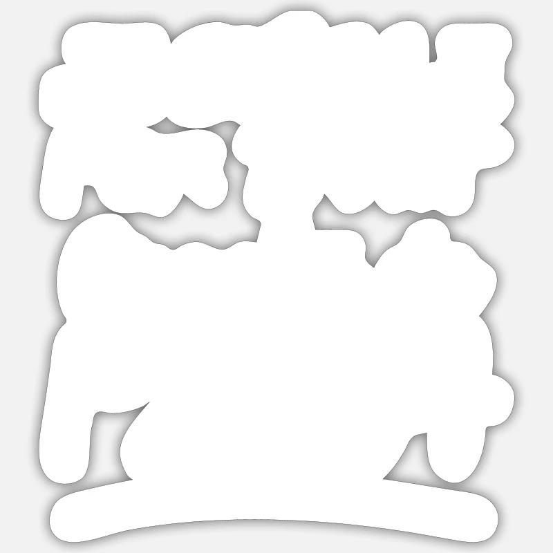 Je suis le portrait craché de papa Sticker taille S (10 x 10 cm)