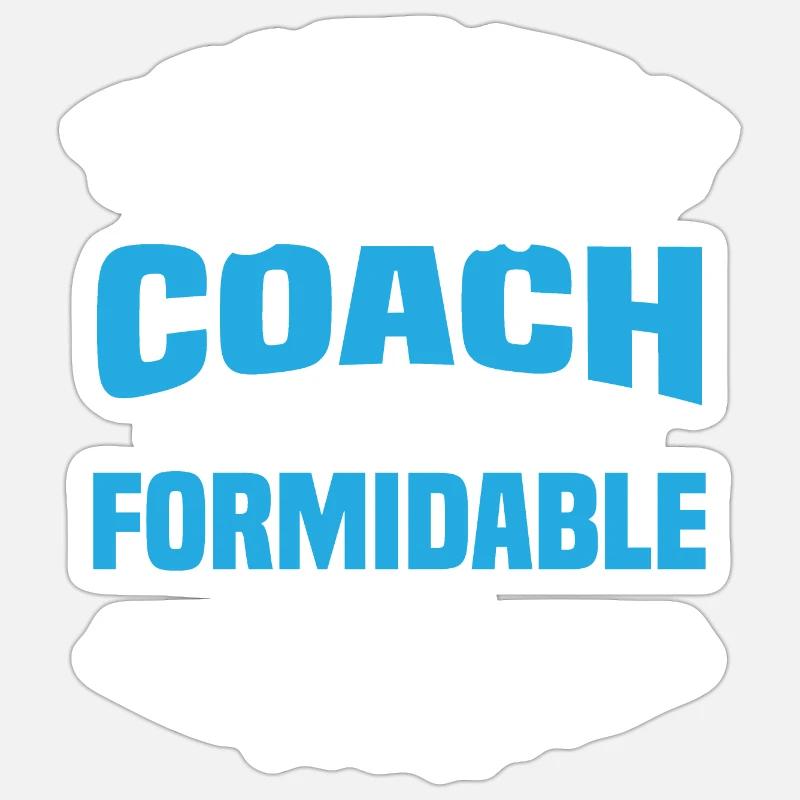 Coach aussi formidable Sticker taille S (10 x 10 cm)