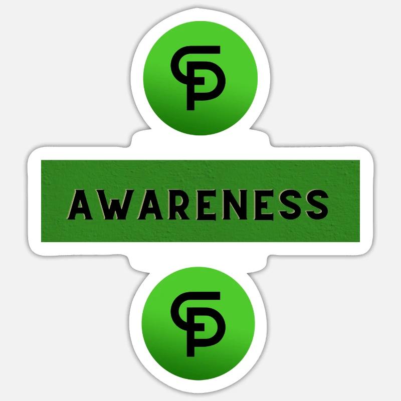 CP-Bewusstsein Sticker Größe S (10 x 10 cm)