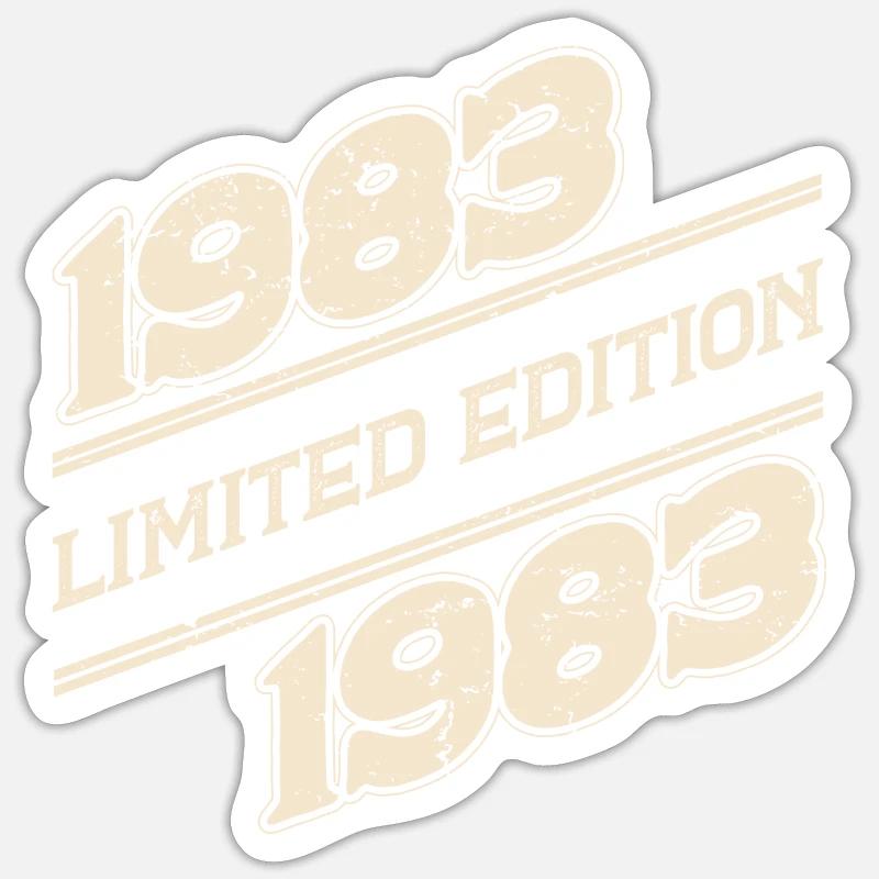 BC 1983 Édition limitée - Sticker taille S (10 x 10 cm) - blanc mat