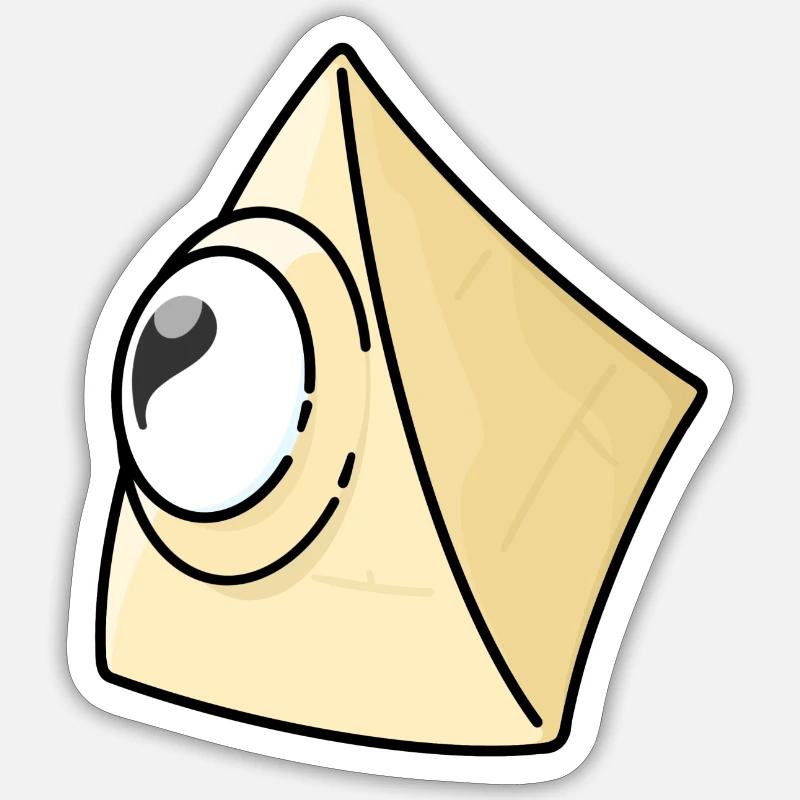 Pyramide Sticker Größe S (10 x 10 cm)