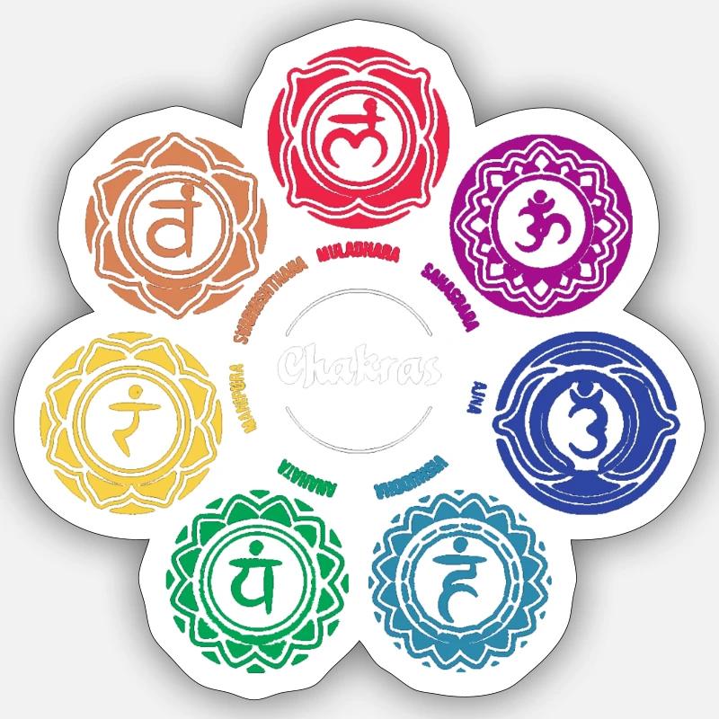 Chakra Sticker size S (10 x 10 cm)