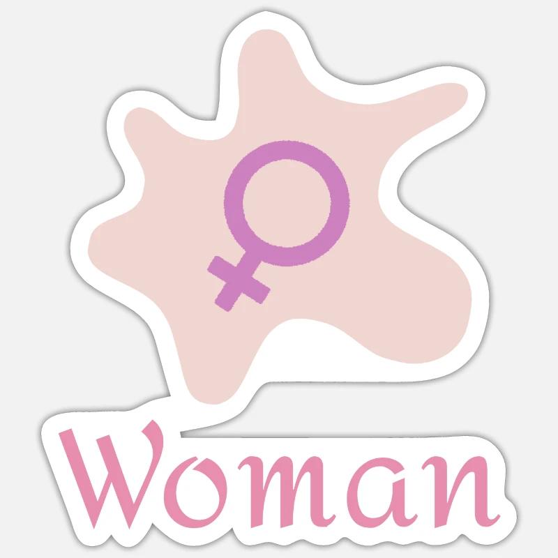 Ehefrau - Sticker Größe S (10 x 10 cm) - Mattweiß
