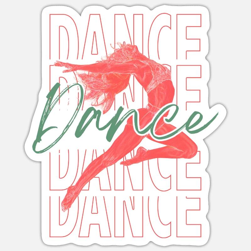 Classical dance Sticker size S (10 x 10 cm)