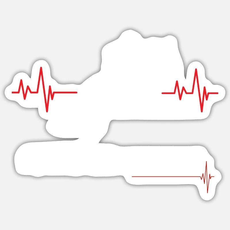 Motif cavalier d’obstacles « #AdrenalinJunkie » Sticker taille S (10 x 10 cm)