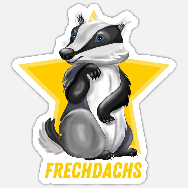 Frechdachs Sticker Größe S (10 x 10 cm)