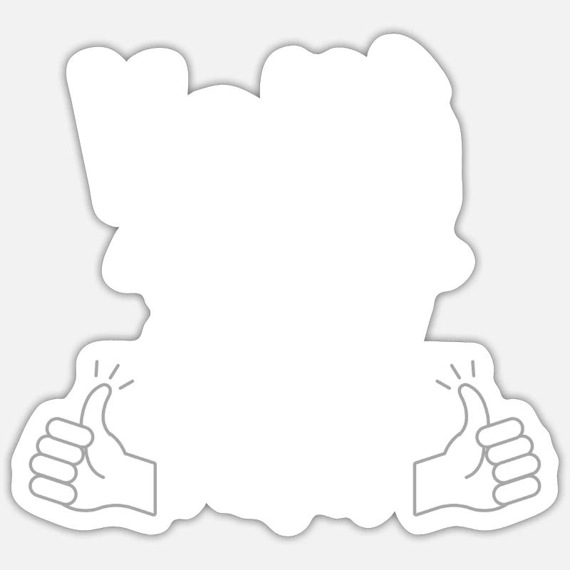 Sticker size S (10 x 10 cm) - 