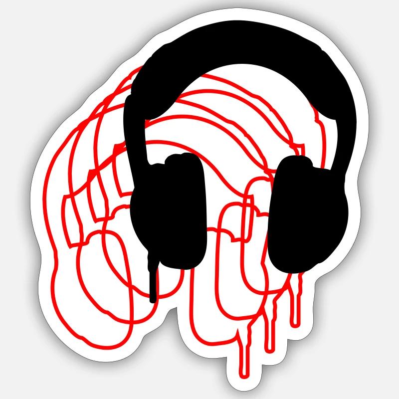 Casque - Sticker taille S (10 x 10 cm) - blanc mat