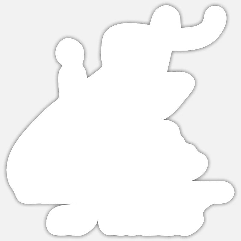 Sticker Größe S (10 x 10 cm) - 