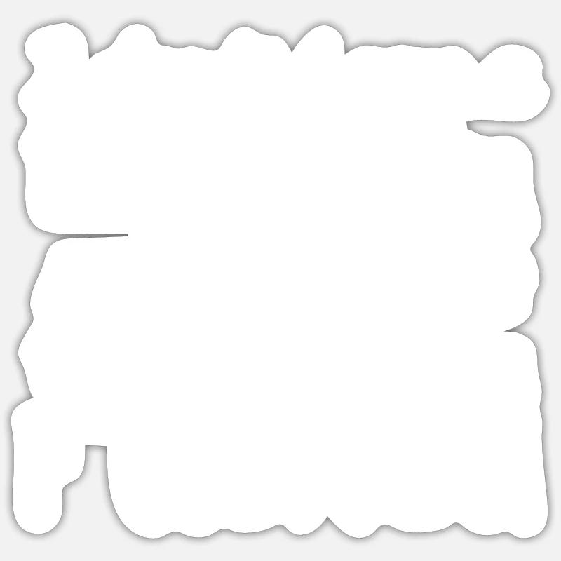 Big belly Sticker size S (10 x 10 cm)