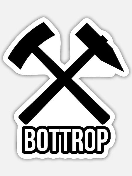 Bottrop Ruhrgebiet - Sticker Größe S (10 x 10 cm) - Mattweiß