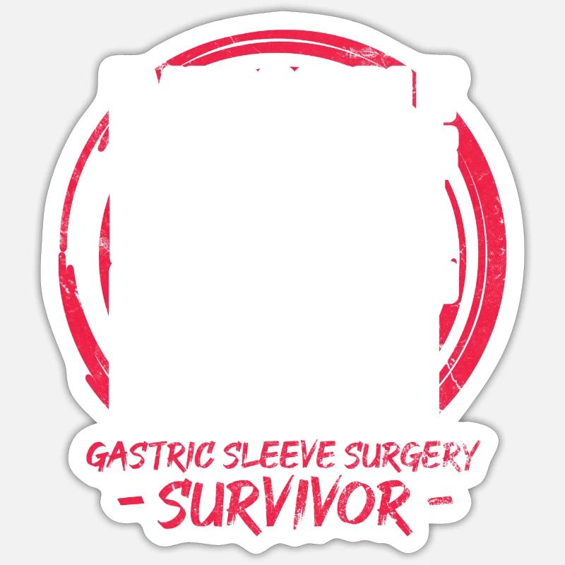 Impossible doesn't exist gastric sleeve surgery Sticker Größe S (10 x 10 cm)