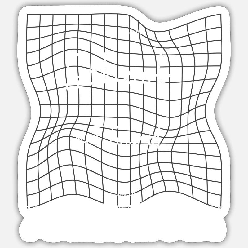 schule Modern - Sticker Größe S (10 x 10 cm) - Mattweiß