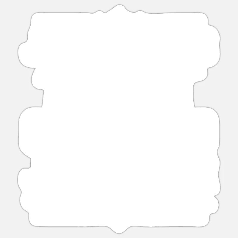 Pas parfait mais je suis jardinier - Sticker taille S (10 x 10 cm) - blanc mat