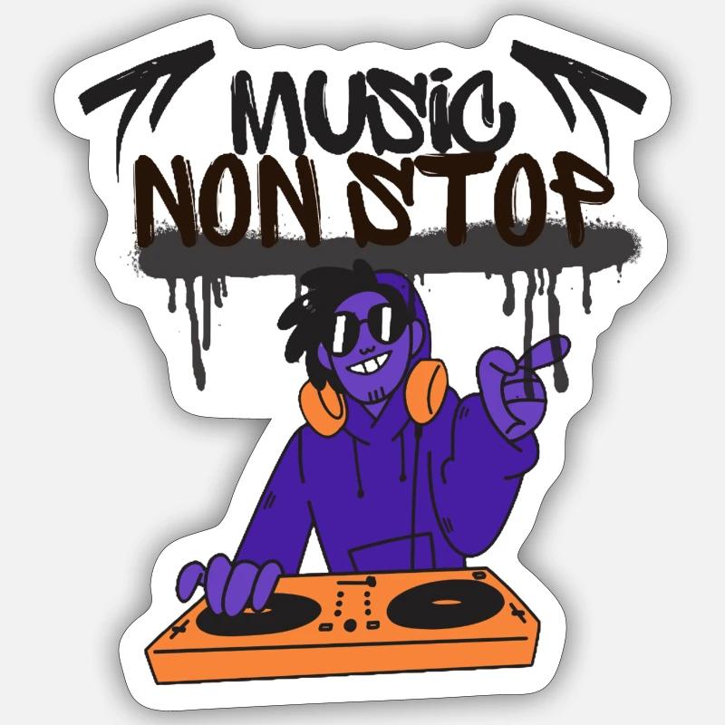 Sticker taille S (10 x 10 cm) - 