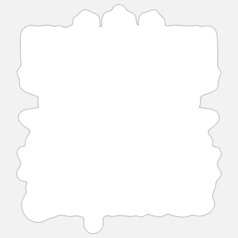 Un florentin formidable donne un papa exceptionnel - Sticker taille S (10 x 10 cm) - blanc mat