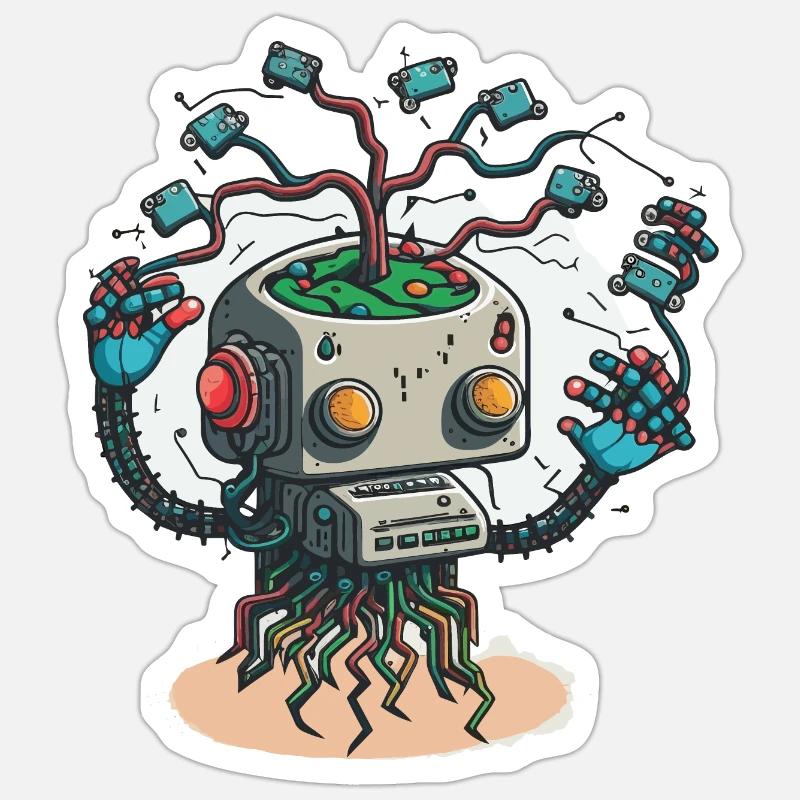 Machine Learning Sticker size S (10 x 10 cm)