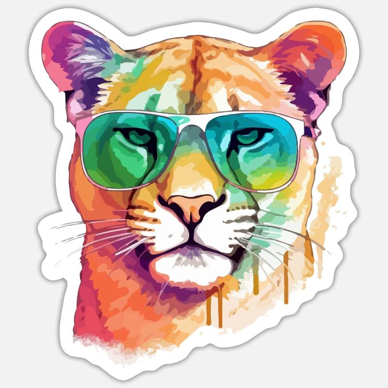 Pole den - Sticker Größe S (10 x 10 cm) - Mattweiß