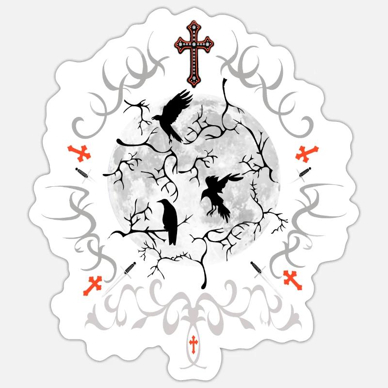 Gothic space Sticker size S (10 x 10 cm)