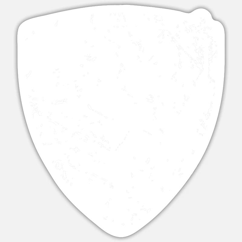 Base-ball - Sticker taille S (10 x 10 cm) - blanc mat