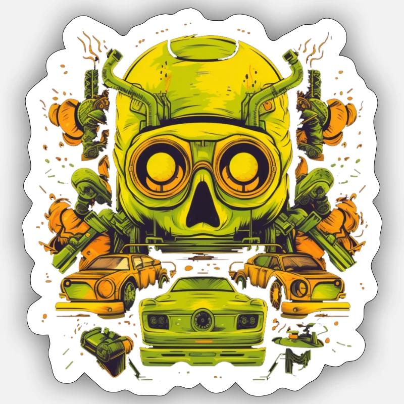 Sticker taille S (10 x 10 cm) - 