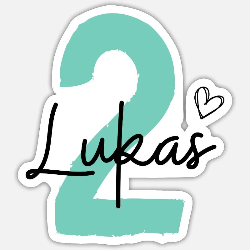 Lukas 2 Sticker Größe S (10 x 10 cm)