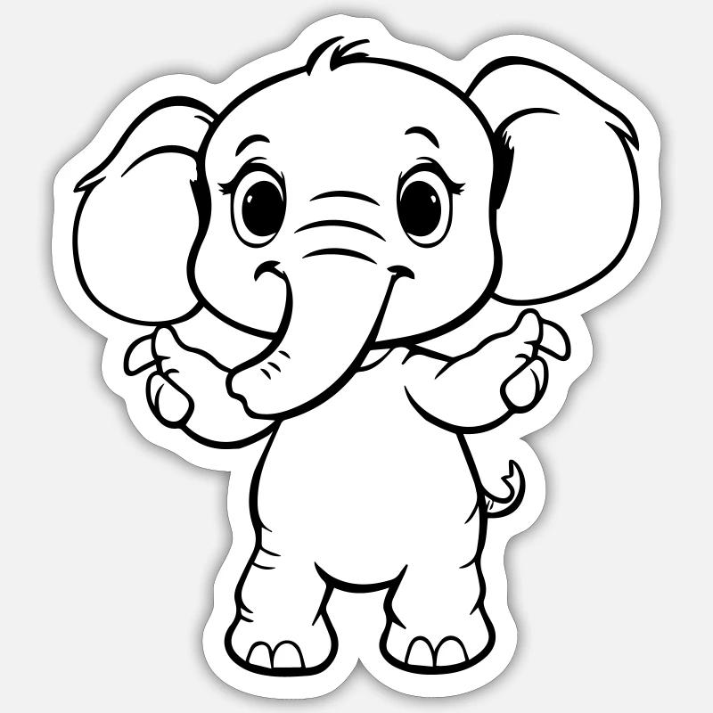 Sticker taille S (10 x 10 cm) - 