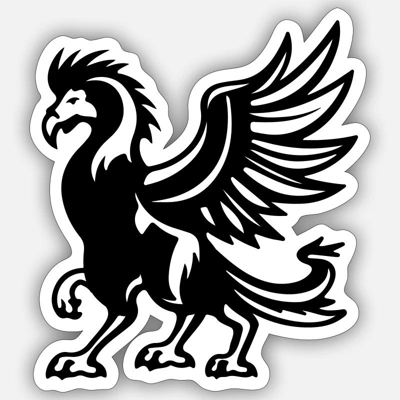 griffon Sticker taille S (10 x 10 cm)