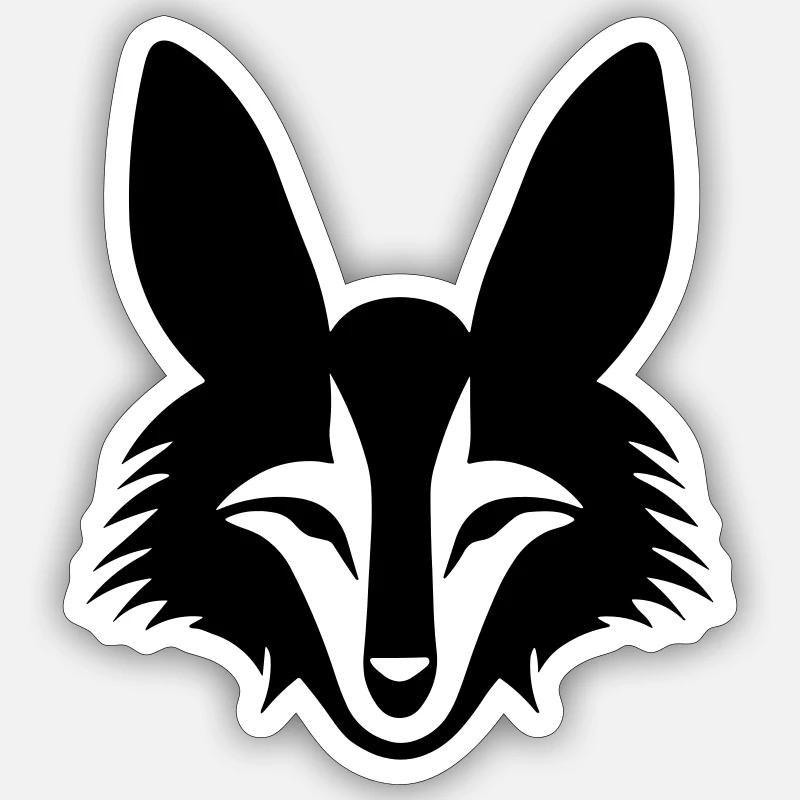 Fuchs Sticker Größe S (10 x 10 cm)