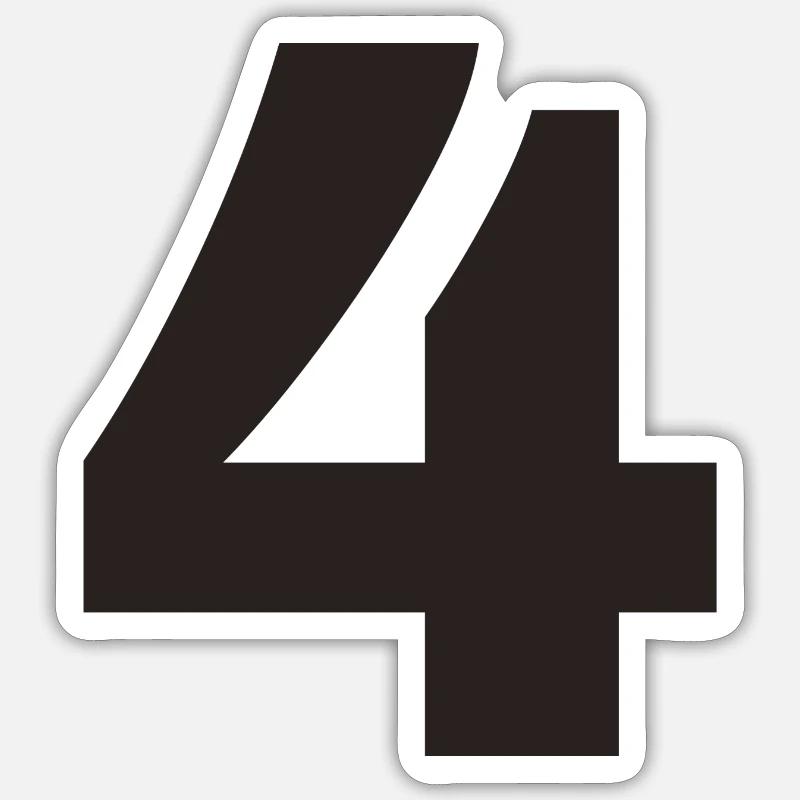 4 - Sticker taille S (10 x 10 cm) - blanc mat