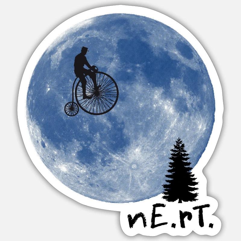 nE.rT. - Sticker Größe S (10 x 10 cm) - Mattweiß