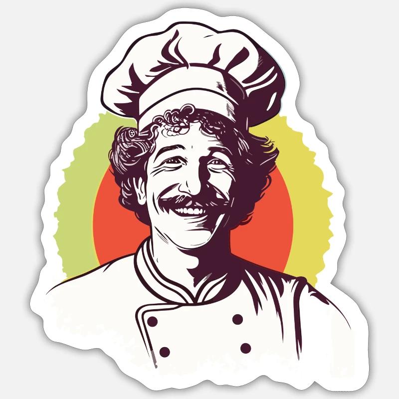 Cuire - Sticker taille S (10 x 10 cm) - blanc mat