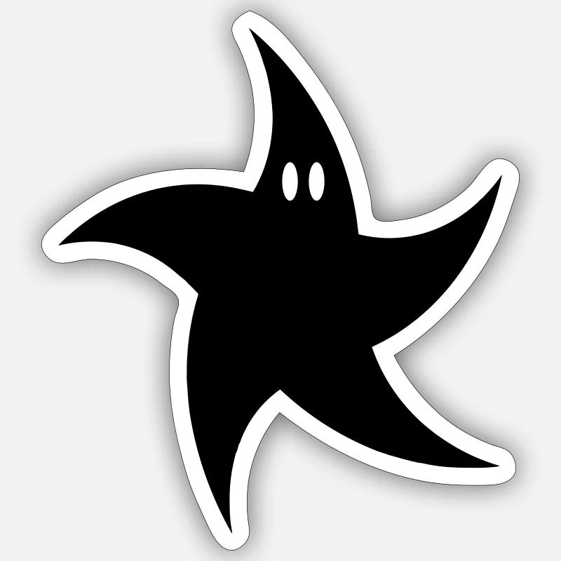 Patrick - Sticker size S (10 x 10 cm) - white matte