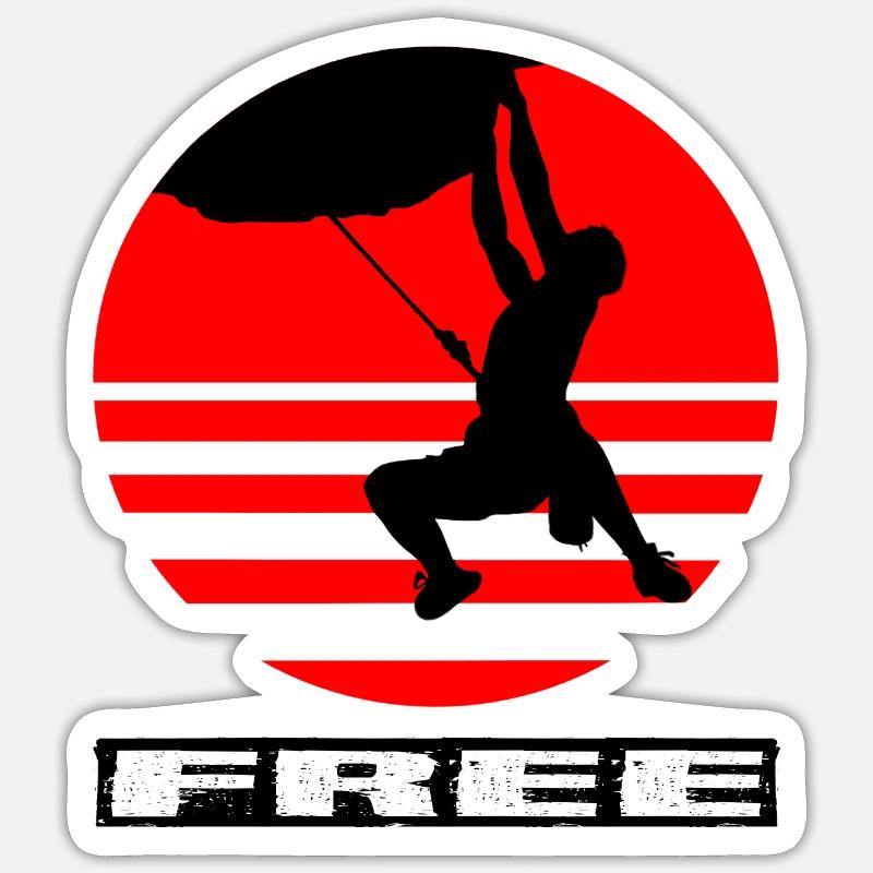 Climbing Sticker size S (10 x 10 cm)