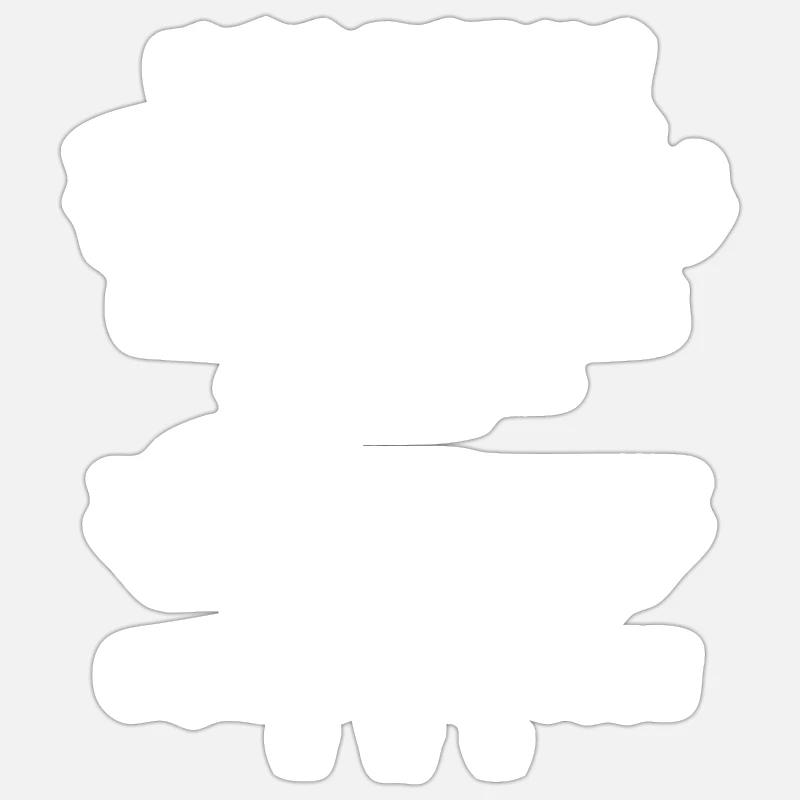 Femme formidable et tata exceptionnelle - Sticker taille S (10 x 10 cm) - blanc mat