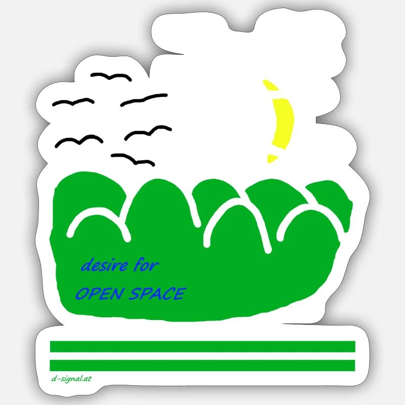 OpenSpace1 Sticker Größe S (10 x 10 cm)
