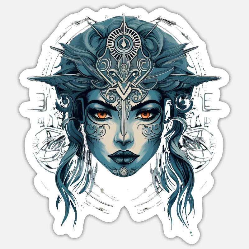 Sigrun - Sticker Größe S (10 x 10 cm) - Mattweiß