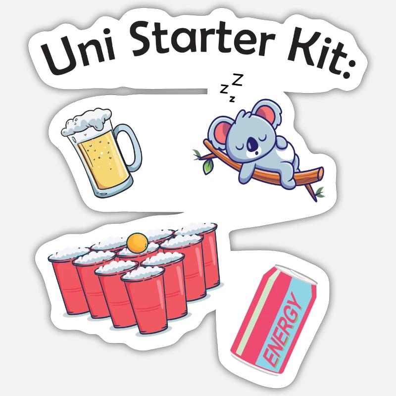 Uni Starterpack Sticker Größe S (10 x 10 cm)