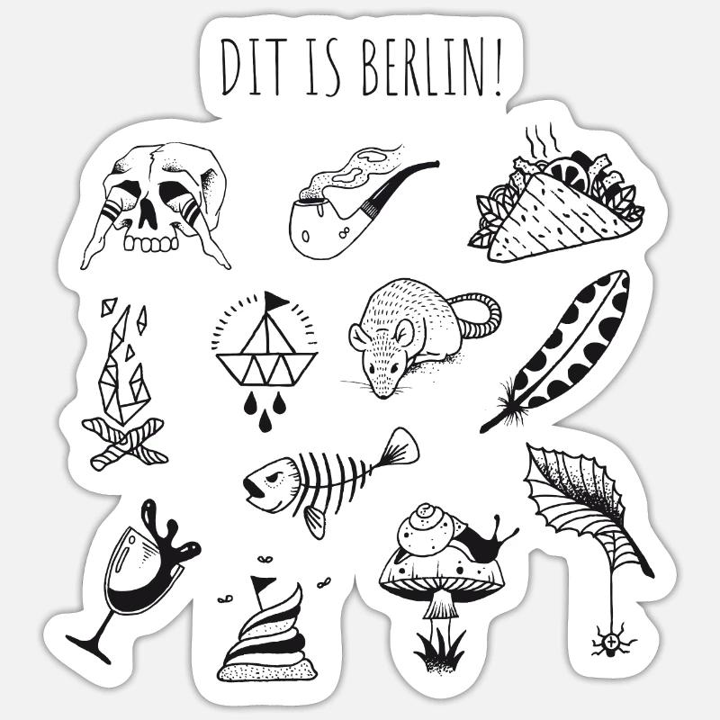 Sticker Größe S (10 x 10 cm) - 