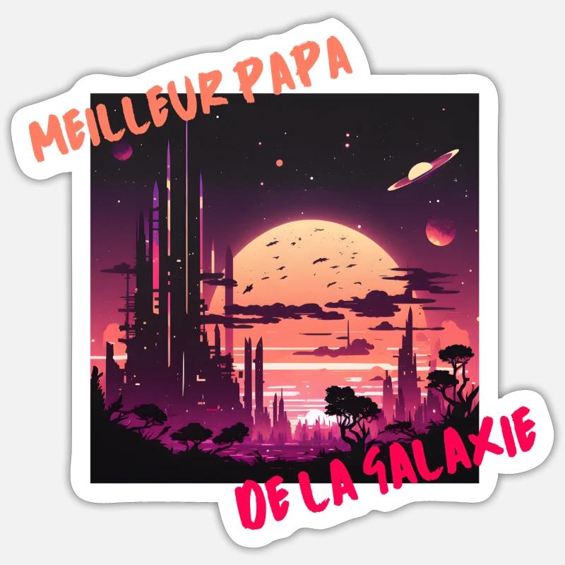 Parents formidables, design formidable Sticker taille S (10 x 10 cm)