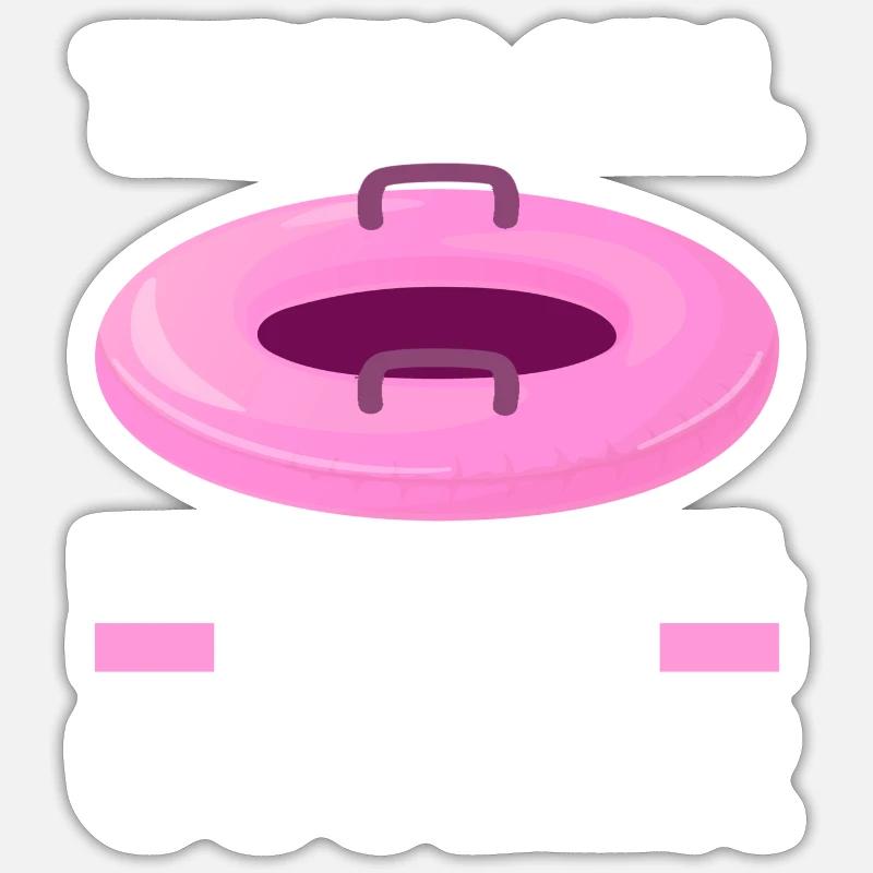Rafting Sticker Größe S (10 x 10 cm)