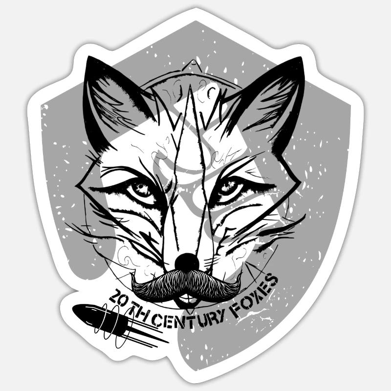 Men's Stuff Bullet - Sticker size S (10 x 10 cm) - white matte