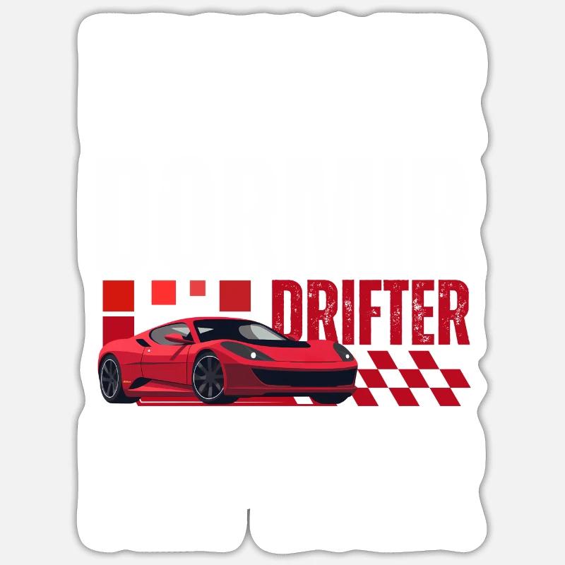 Drifter répéter Sticker taille S (10 x 10 cm)