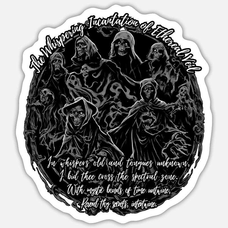 Voile d’étherne Sticker taille S (10 x 10 cm)