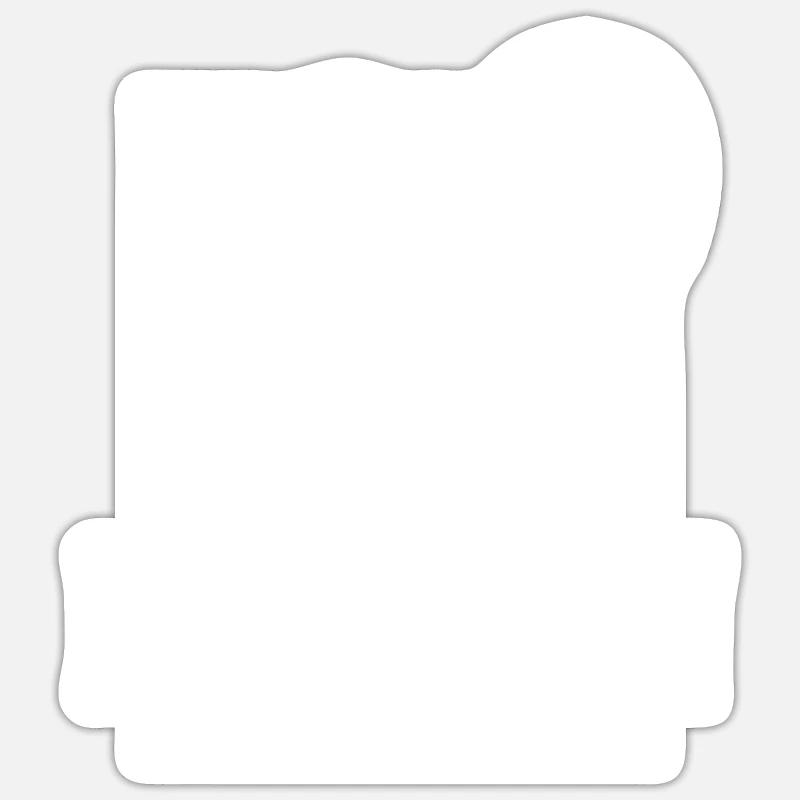 Mme Elean - Sticker taille S (10 x 10 cm) - blanc mat