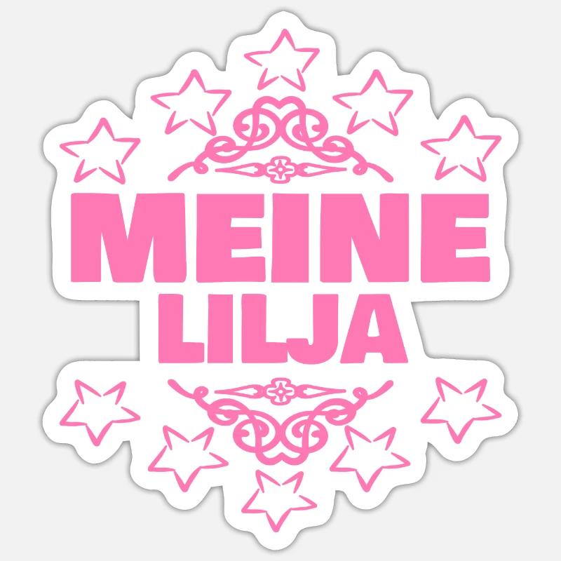 Gift for Lilja - Sticker size S (10 x 10 cm) - white matte