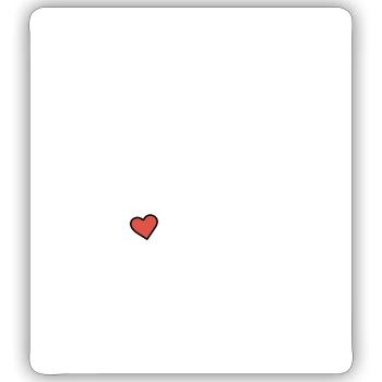 Jungen Valentinstag T-Shirt, lustiger V-Day für Jungen - Sticker Größe S (10 x 10 cm) - Mattweiß - Vorne